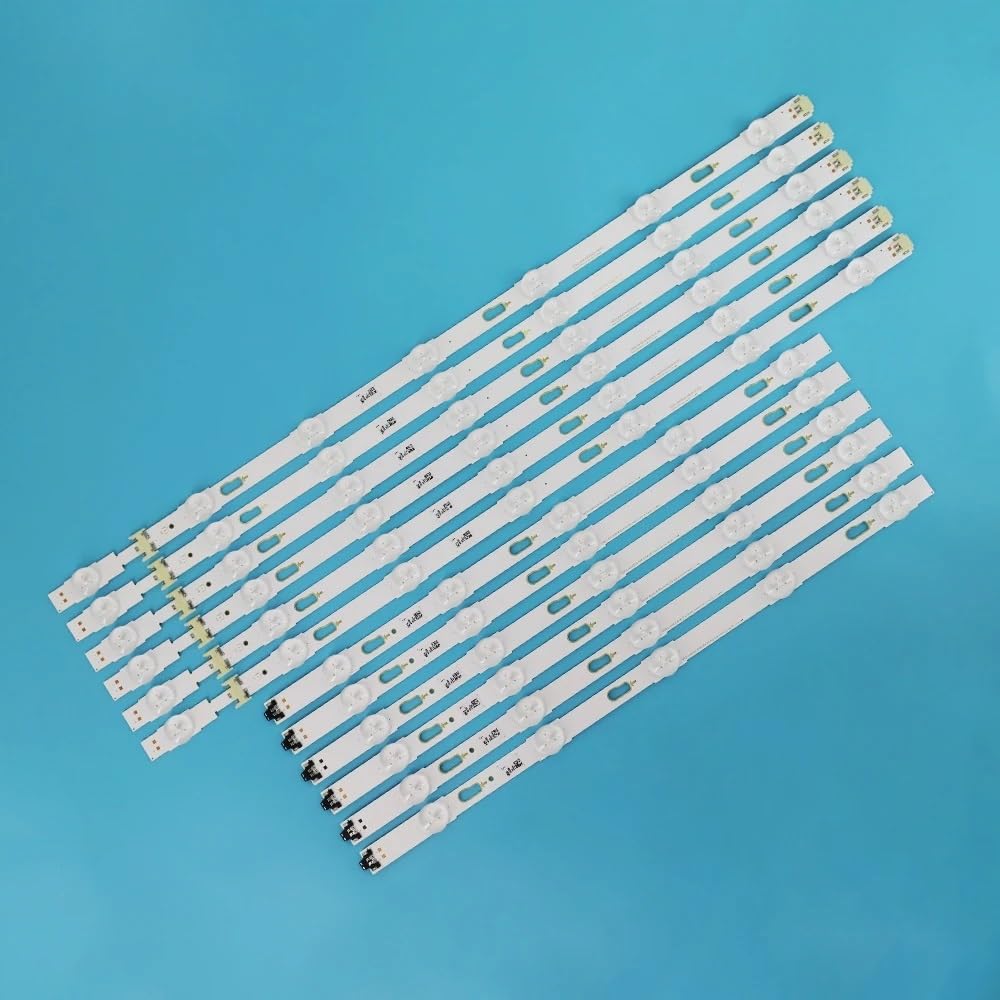 Striscia di retroilluminazione a LED 12 LAMPADE Compatibile for TV da 49" S_KU6.3_49_FL30 R5 L7 LM41-00335A 00334A UE49KU6100 UN49KU650 V6DU-490DCA-R0 490DCB