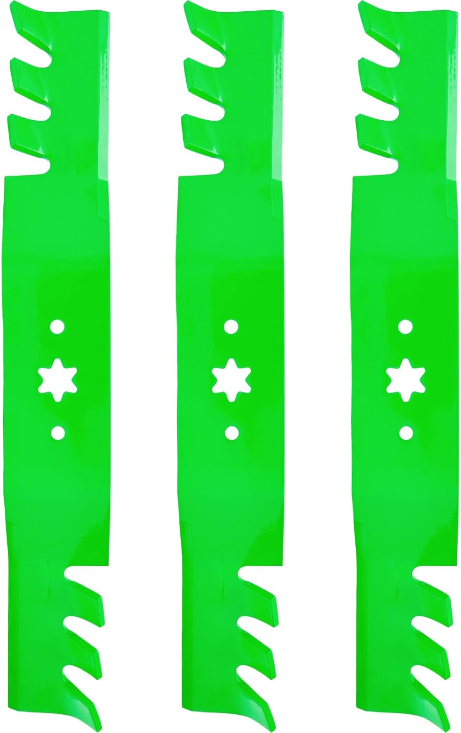 50'' Deck Mower High Lift Blades (942-04053C 742-04053 942-04053B 942-04056C T oro 112-0316) Fits M TD T Roy-Bilt Cub Ca det LTX1050 LT1050 RZT50r Mower (3 PCS)
