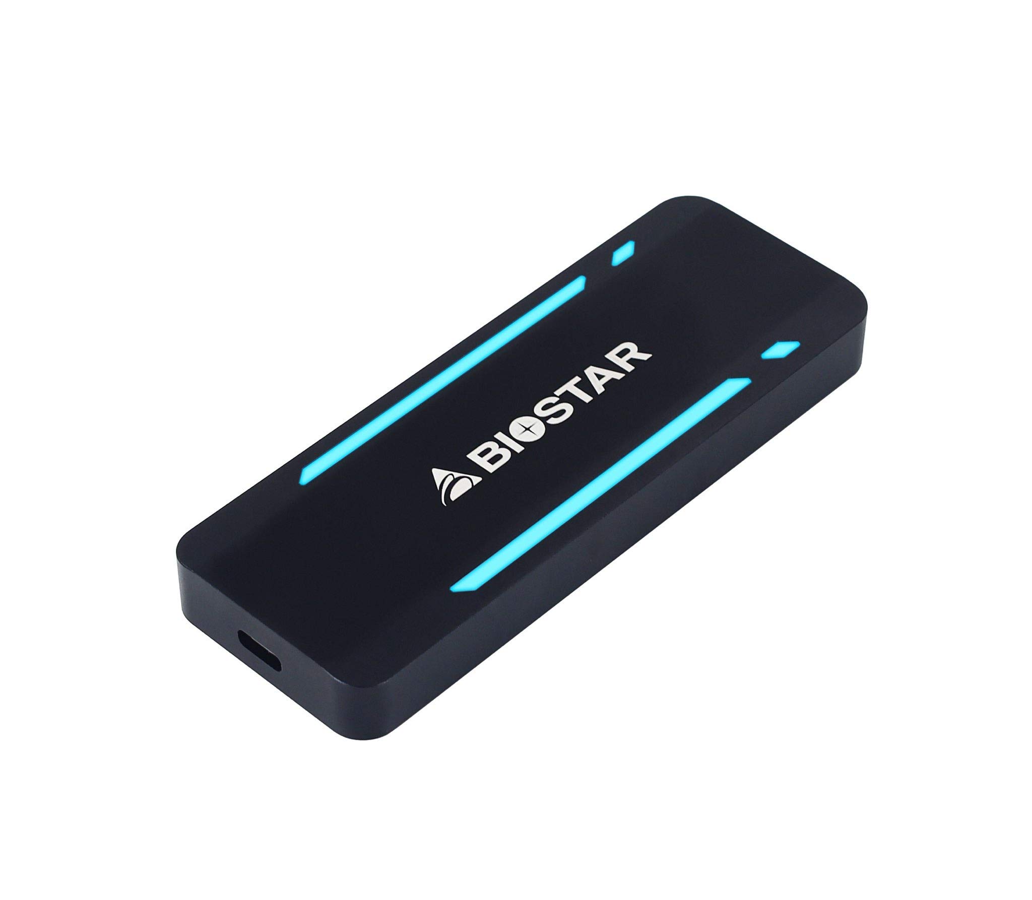 Amazon | BIOSTAR USB3.2 Gen2 Type-C対応・RGB LED搭載ポータブルSSD