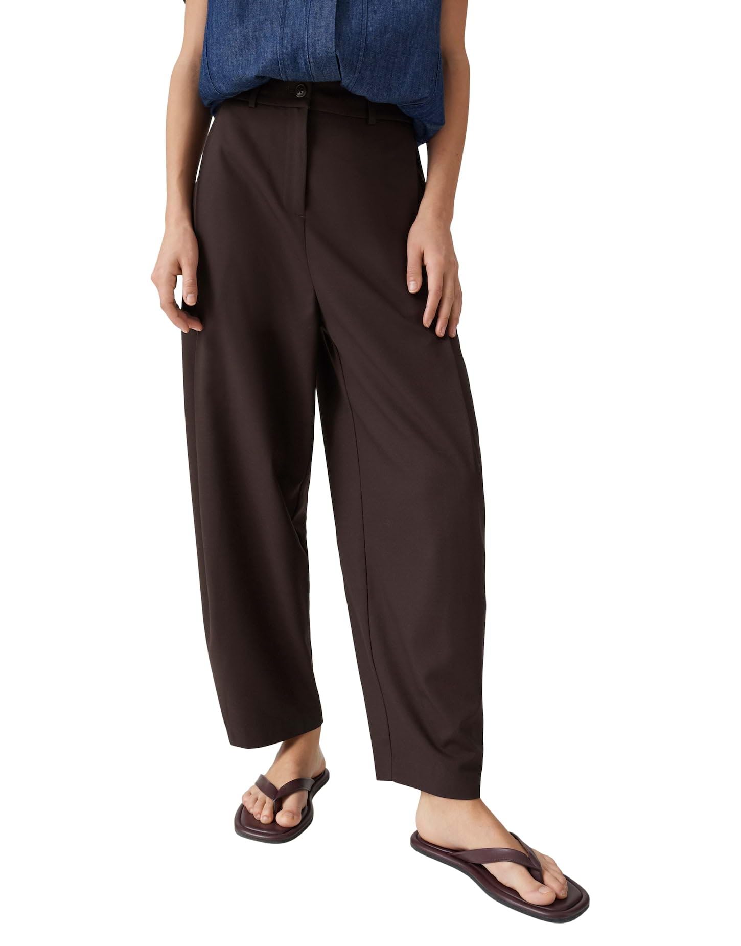 OPUS Damen City Pants | MYHI Relaxed City Pants aus nachhaltigem BCI Cotton Mix