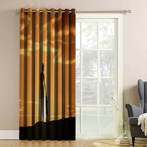 Vista 17 de Beautiful Symbolic Blue Bathroom Curtains Window Magical Tarot Card Drapes Set Cortinas Blackout,1 Panel,(W) 59 X (H) 59 Inches