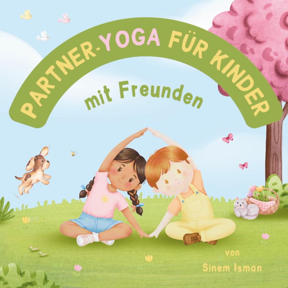 Partner-Yoga Für Kinder mit Freunden