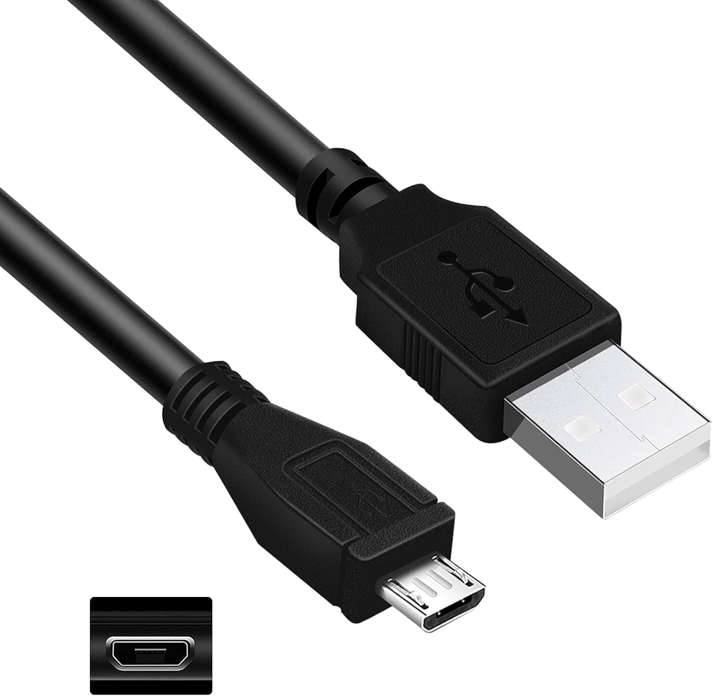 3FT Replacement Micro USB 2.0 PC Computer Sync Data Power Charger Cable Cord for SanDisk Sansa Clip Zip SDMX22 MP3 Player