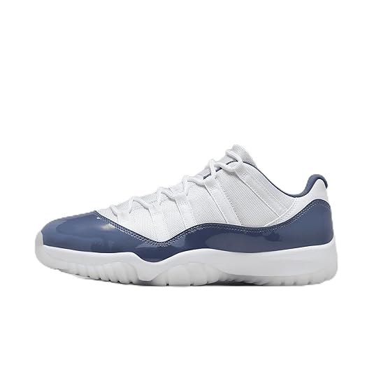 Air Jordan 11 ネイビー/ホワイト シューズ 28cm Buy Nike Men's Air Jordan 11 Retro Low Casual Sneakers, White, 6.5