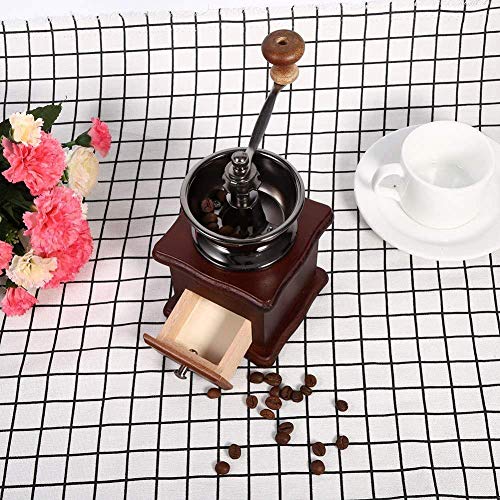 Manuelle Kaffeemühle, Retro-Design, Kaffeebohnen, Handmühle, manuelle Mini-Mühle, Heimbüro, Dekoration, Design zum… – Bild 8