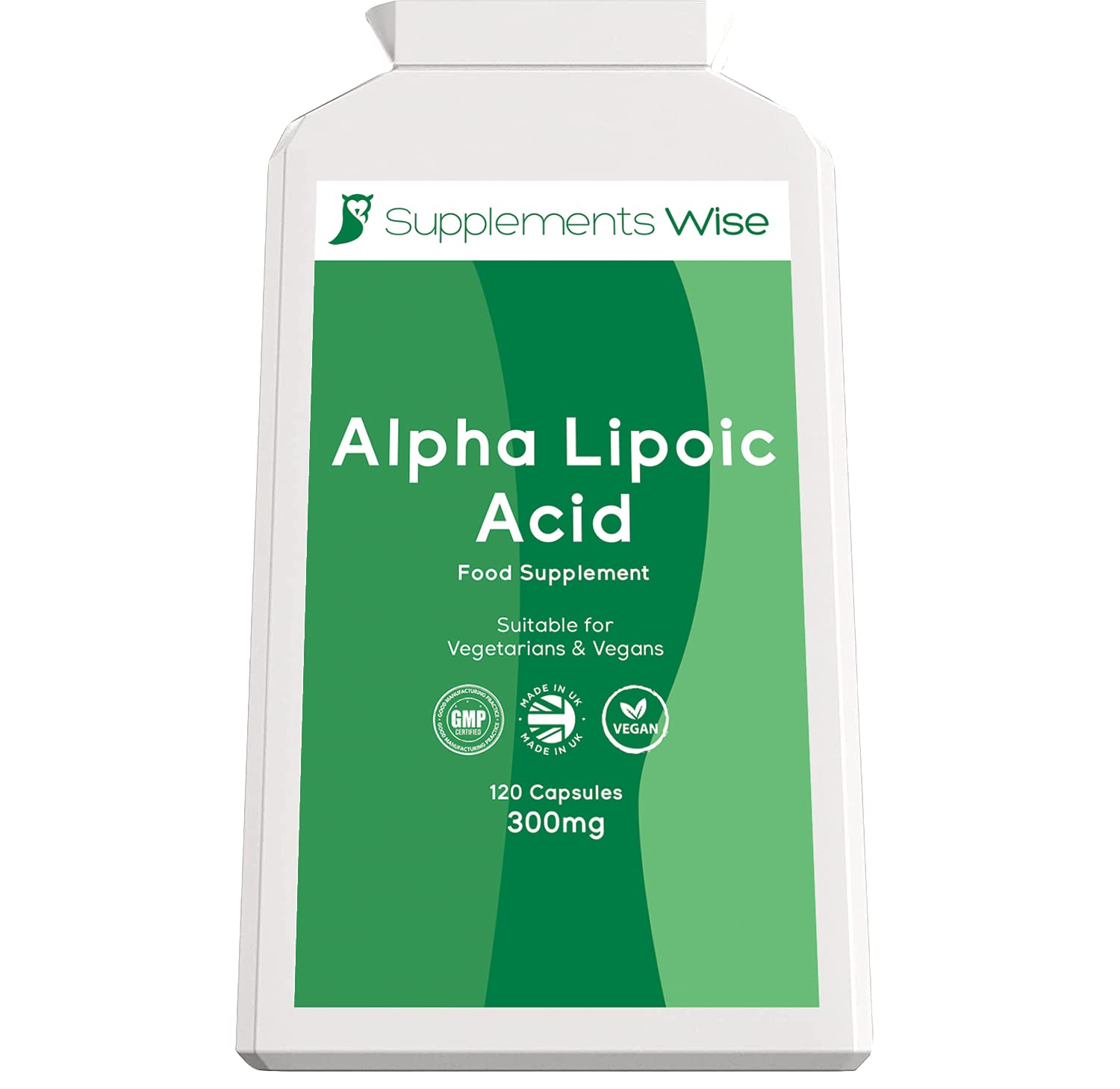 Buy Alpha Lipoic Acid 300mg 120 Capsules Daily ALA Supplement with