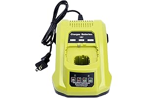 RYOBI P517 Replacement 18 Volt Battery Charger for ONE+ Cordless Tools