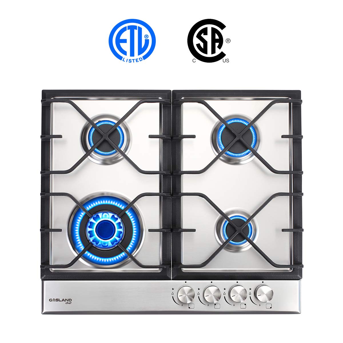 Gas Cooktop Gasland Chef Gh60sf 24 Built In 4 Burner Gas