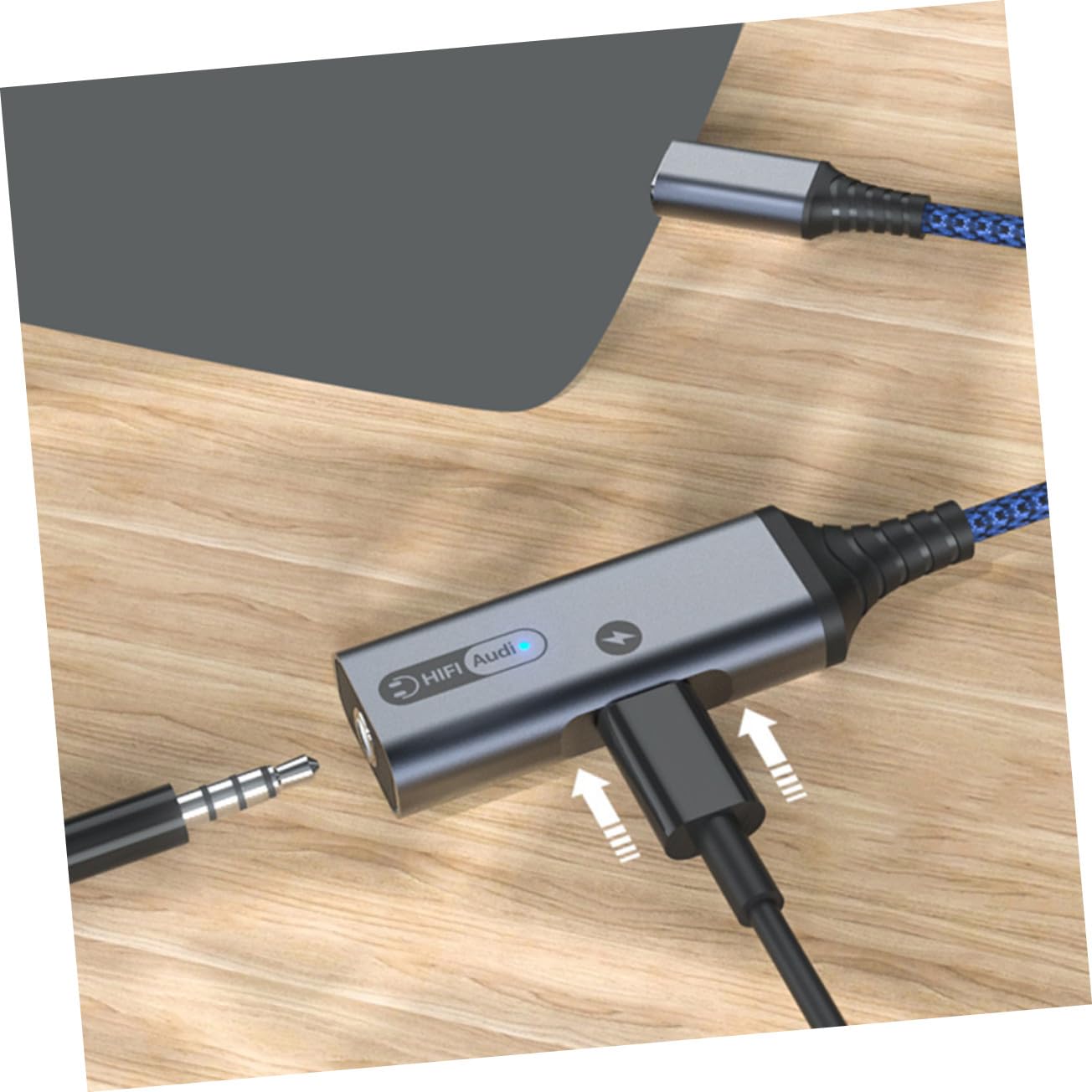 Type c Earphone Adapter Audio und Ladeadapter Schnellladung USB c Klinke Konverter für Smartphone Laptop Gaming Live Streaming mit Anschluss