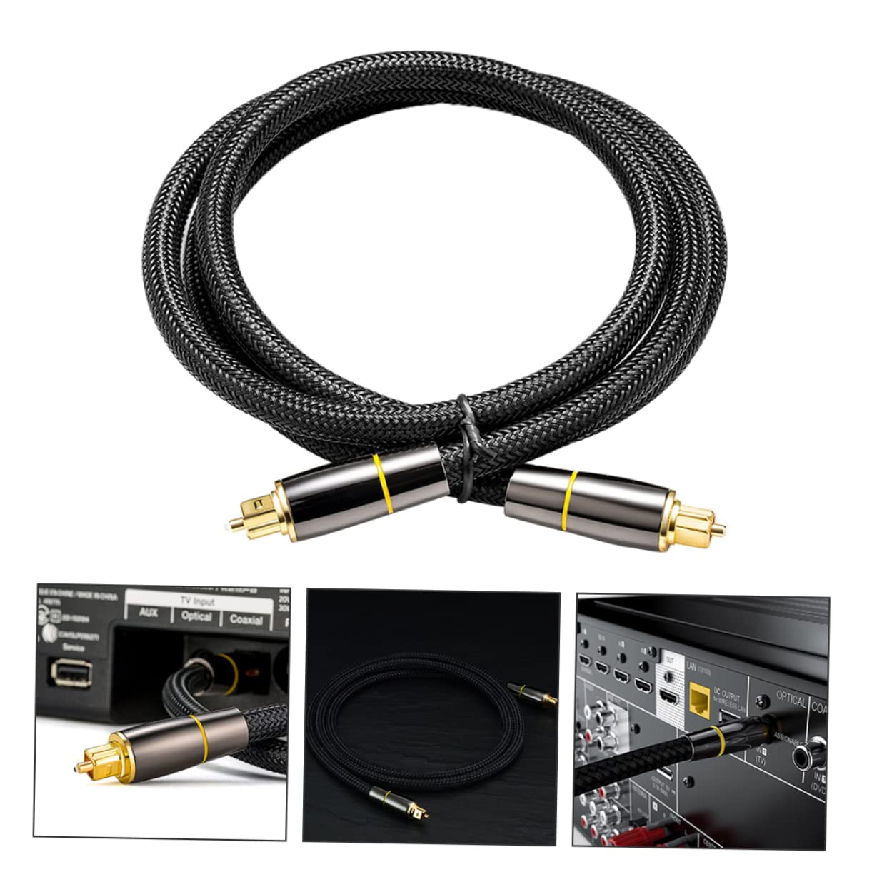 Cavo Audio Ottico da 10 M con Rivestimento Protettivo per Trasmissione
