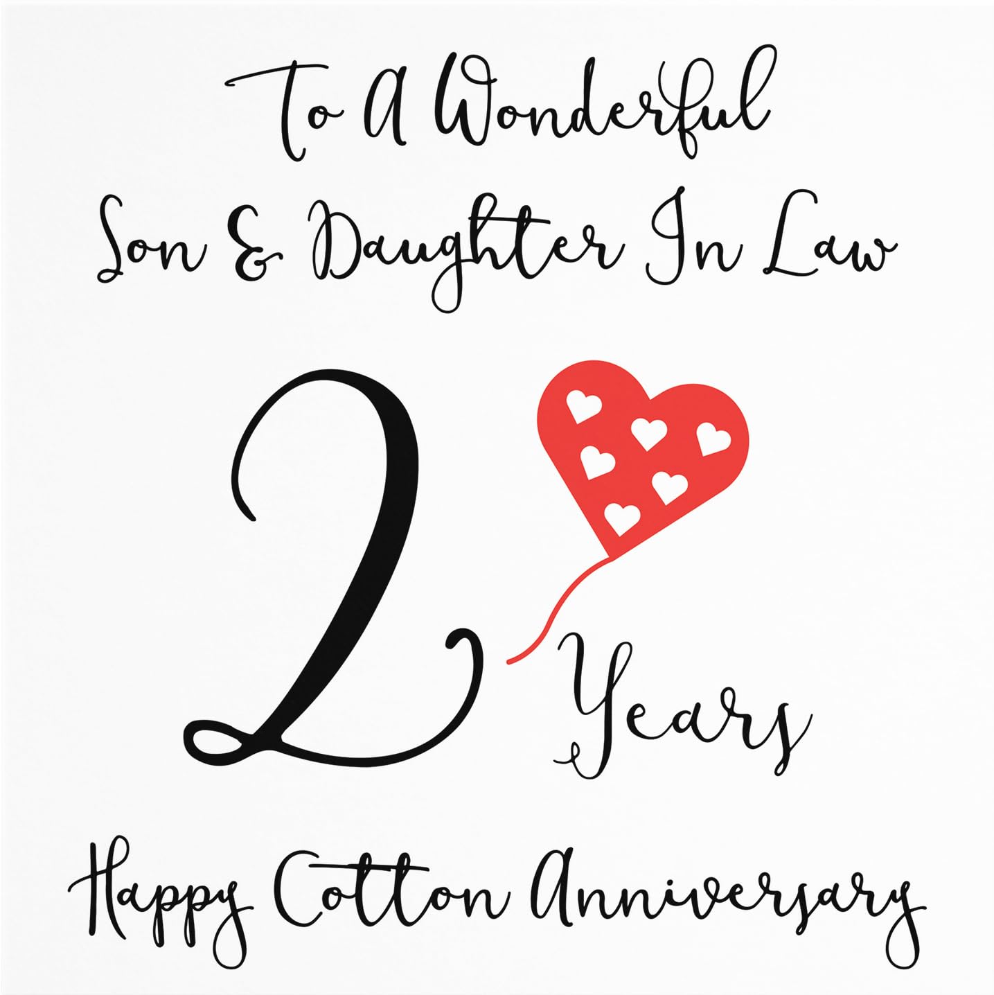 Hunts England Biglietto Di Auguri Per Il 4° Anniversario Della Figlia E