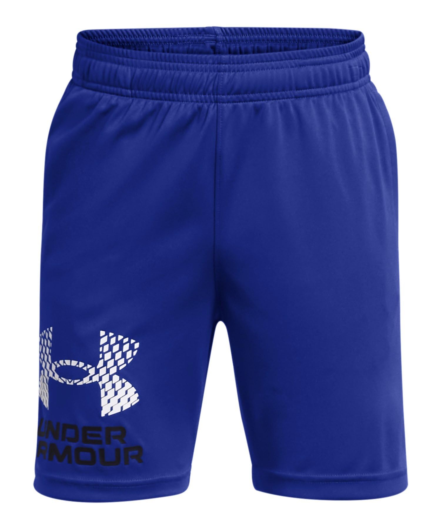 Under Armour Boys Tech Logo Shorts, (400) Royal / / Black, Medium