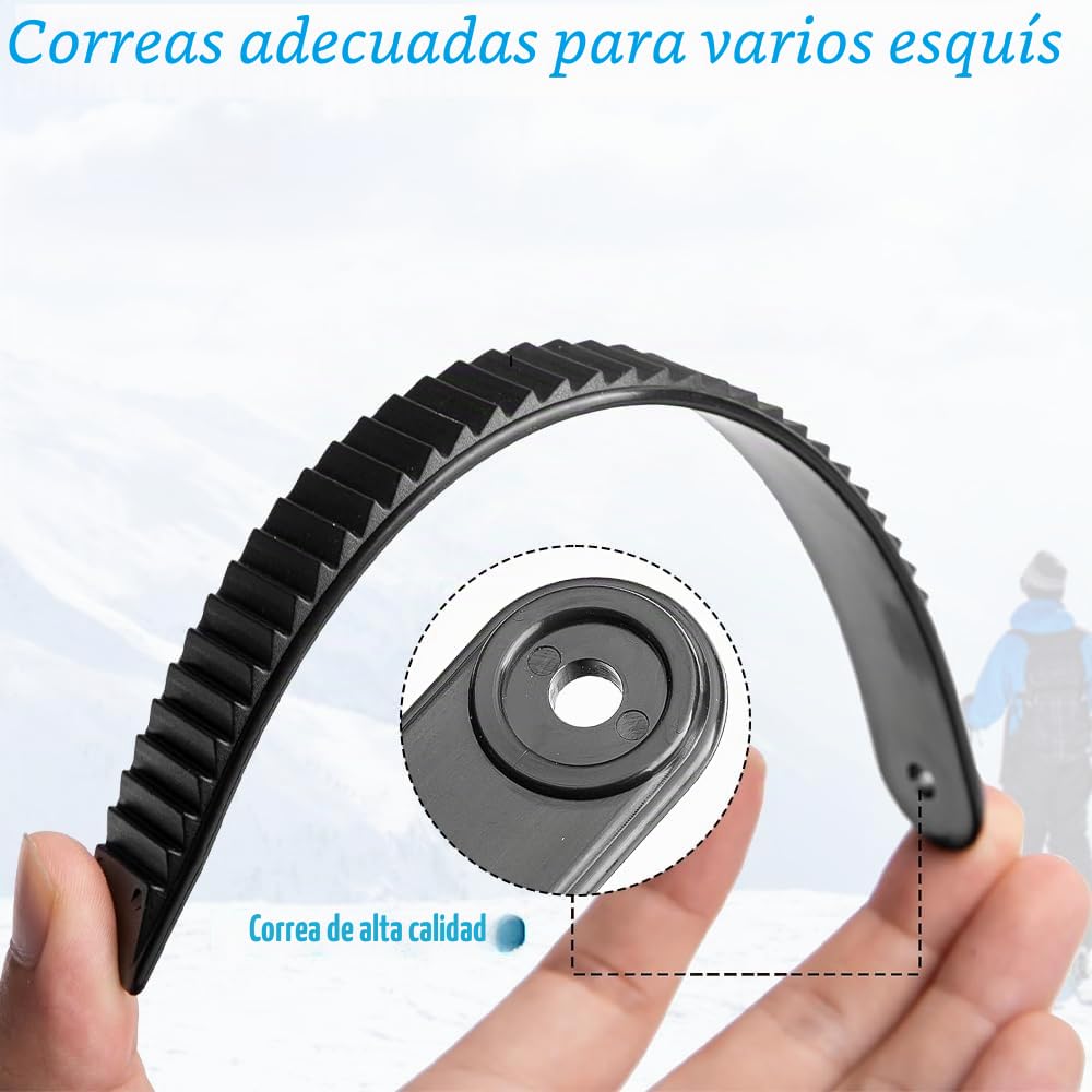 Correas de Tobillo para Snowboard 3 Pares de Repuesto Unión