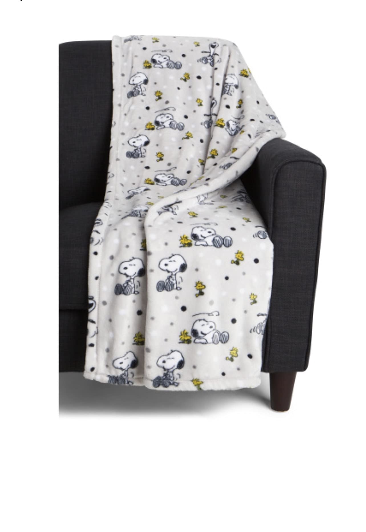 Snoopy and Woodstock Chuckle Throw