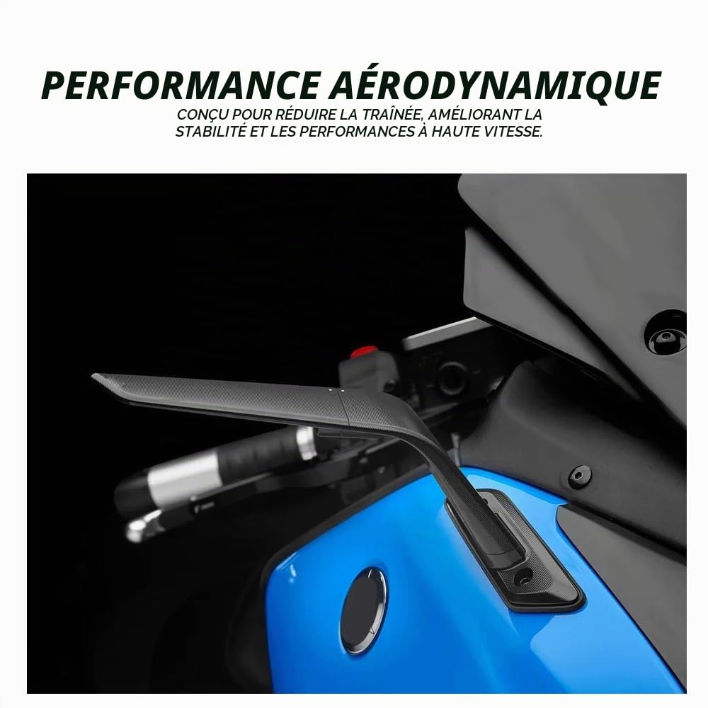 Rétroviseurs de moto Rétroviseur réglable en aluminium pour T-MAX 560 TMAX560 2022 2023 2024 Rétroviseurs latéraux pivotants