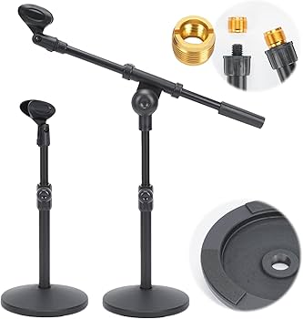 Amazon | aleawol マイクスタンド 卓上 ストレート ブーム