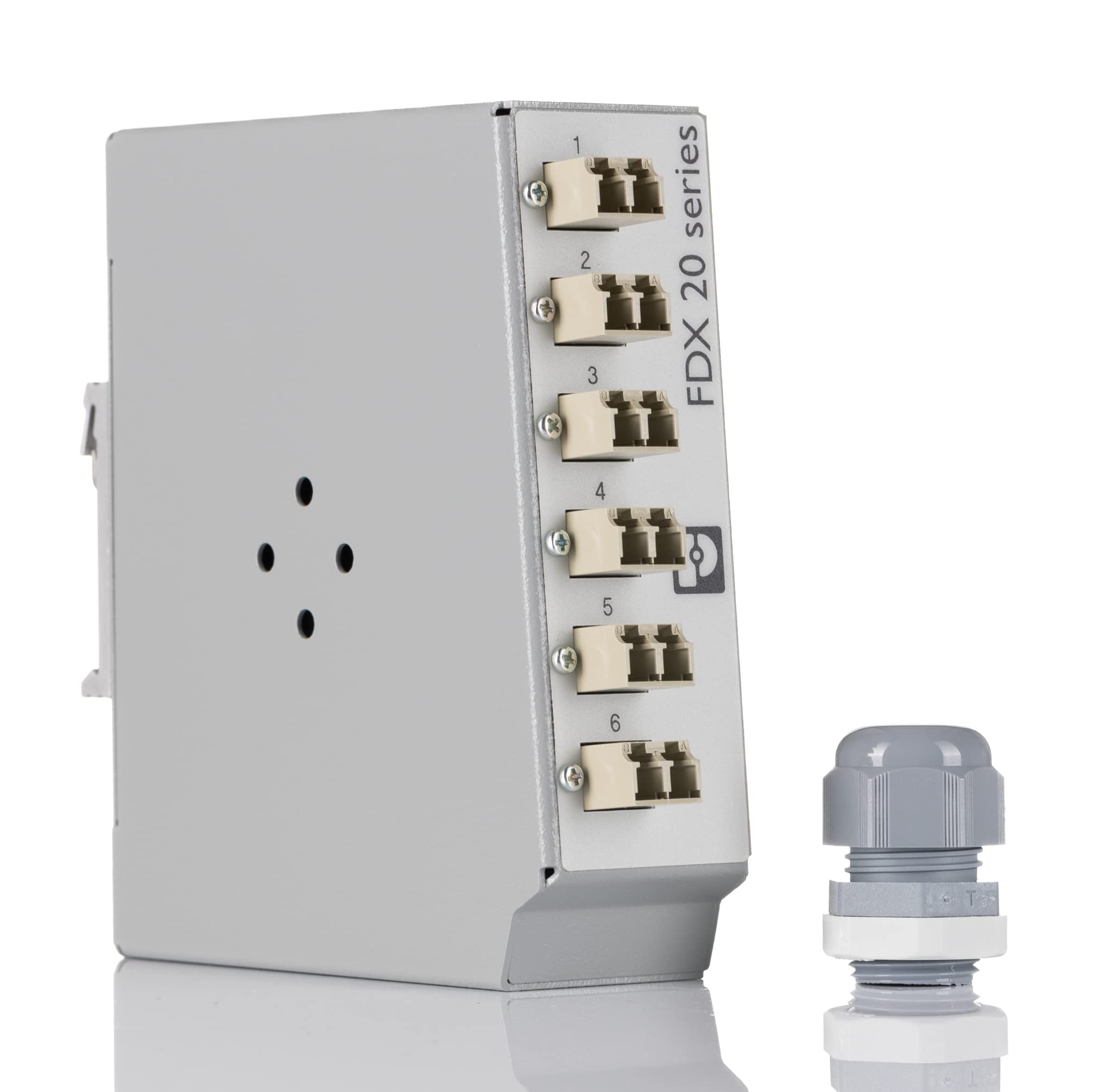 PHOENIX CONTACT FOC-FDX20-PP-LCD6-MM - Caja de empalme para 12 LC-Duplex, 713.400 g