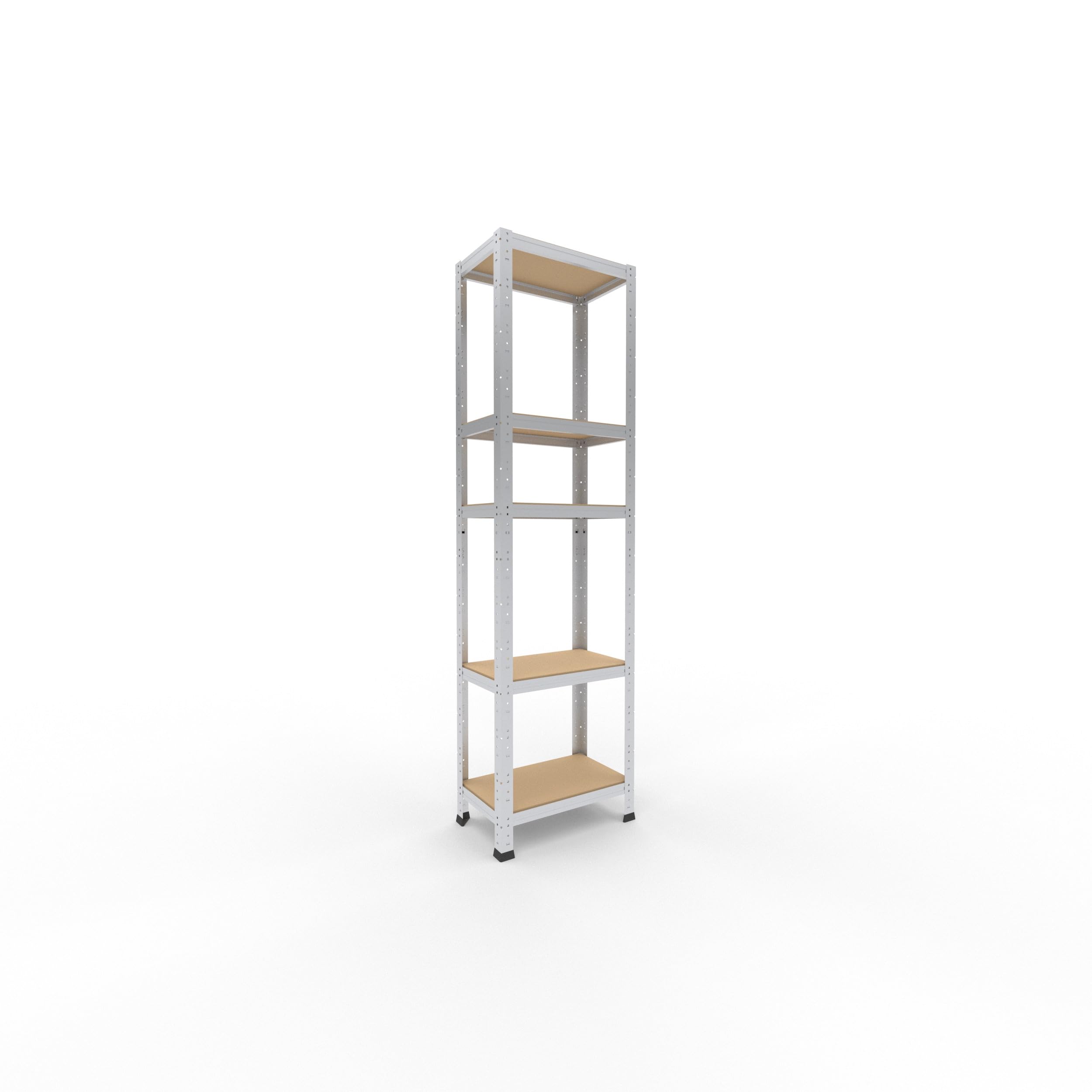 shelfplaza® 180x50x30cm Home Schwerlastregal verzinkt/Metallregal mit 5 Böden/Kellerregal Metall, Garagenregal, Werkstattregal oder Regal Lagerregal/Steckregal Metall mit 175kg Tragkraft