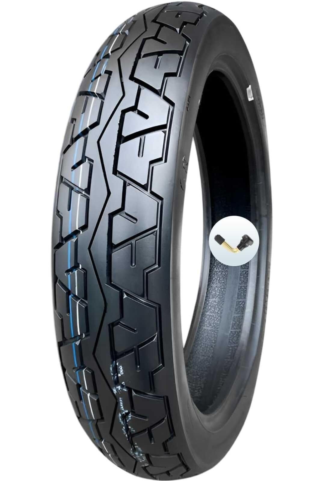 100/90-18 Opona Motocyklowa Bez Dętka z Wzorem Jezdni, 6PR 62J 280KPA, Odporna na Przebicia i Zużycie do Jazdy Miejskiej