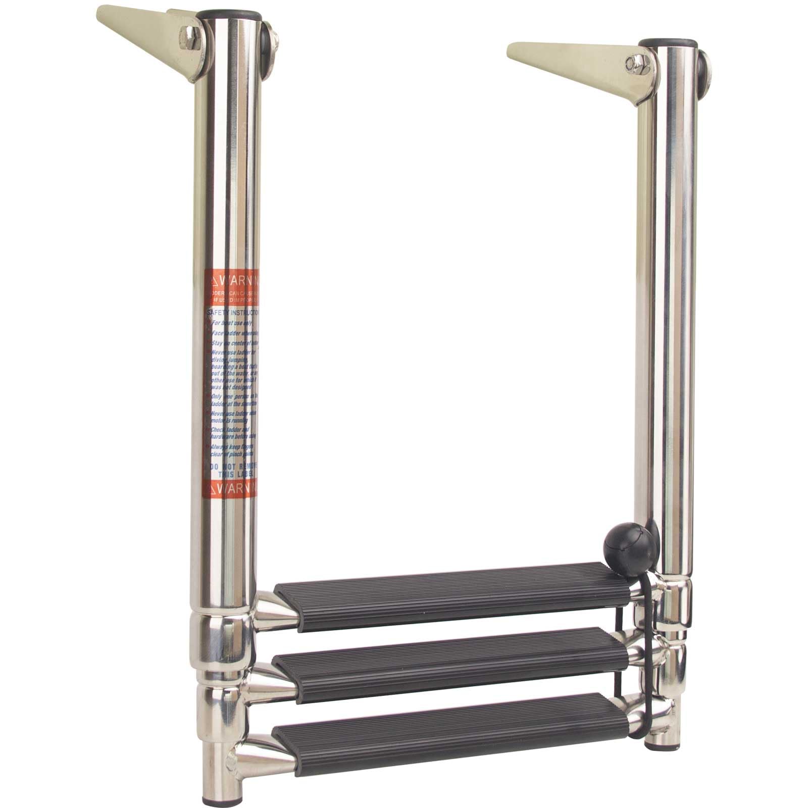 Mojiate 3-Step Boat Ladder - Over Platform Telescoping Ladders