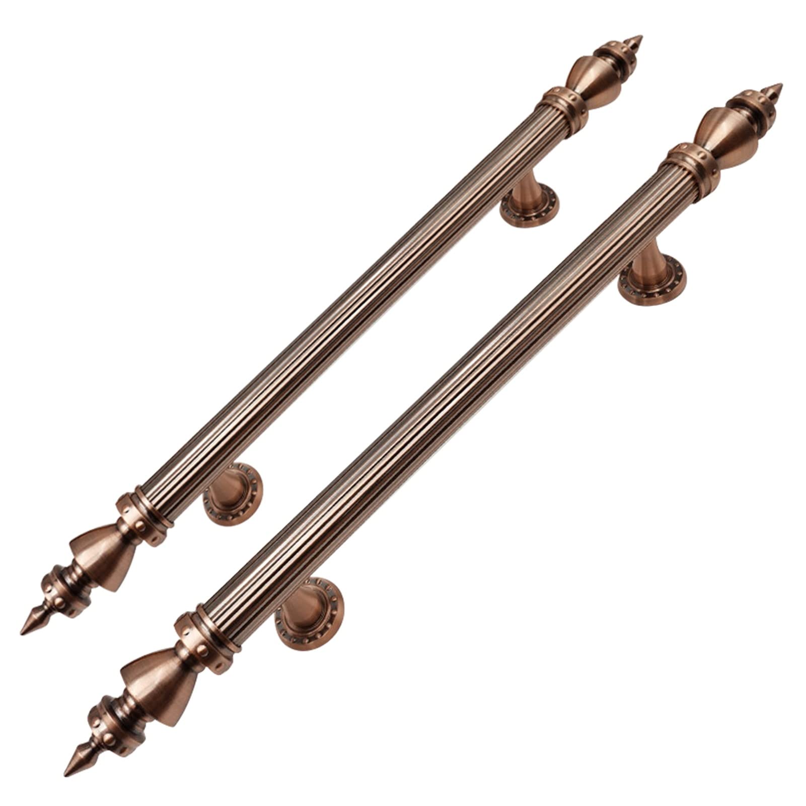 DFGHNBVC European Style Stainless Steel Barn Door Pull Handle, 32"/35"/47"/51"/59" Sliding Push Bar For Interior Exterior Gates, Durable Grab Handle,Style1-80Cm/32Inch