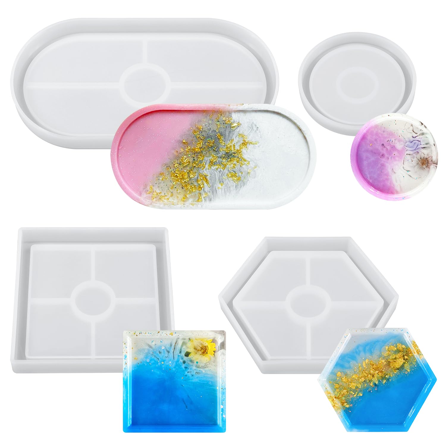 Lot De 4 Moules En Silicone Visage Humain Pour Décoration De Gâteau En