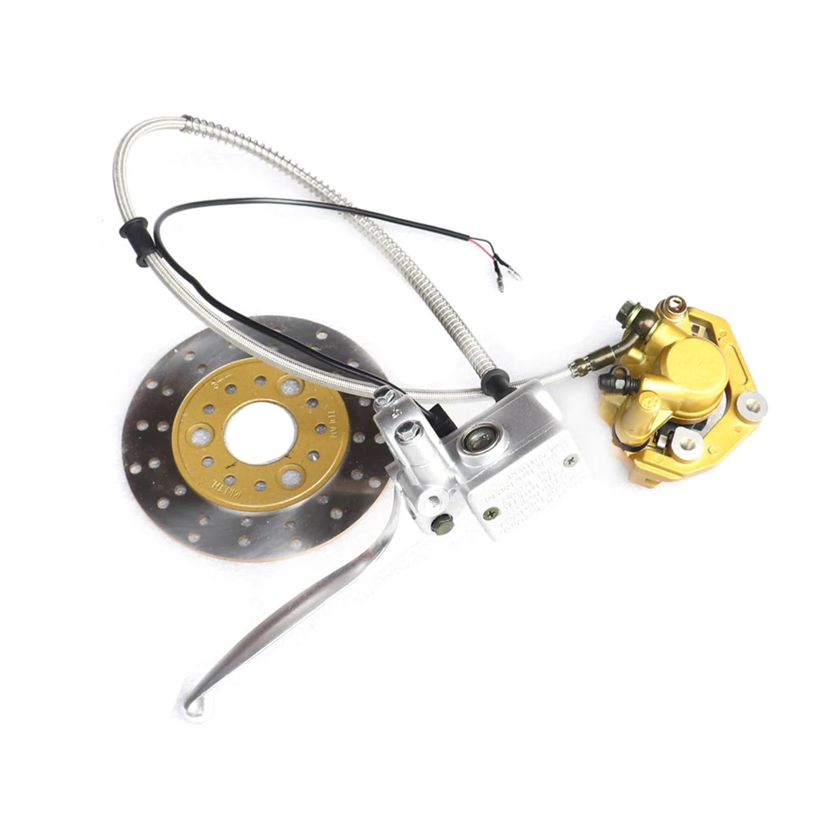 OAPNCBVY Hydraulic Front Disc Brake Caliper Pump System with Dics Fit for Honda Z50 Bike Z50R Rear Brake Pump Forward Brake Pump