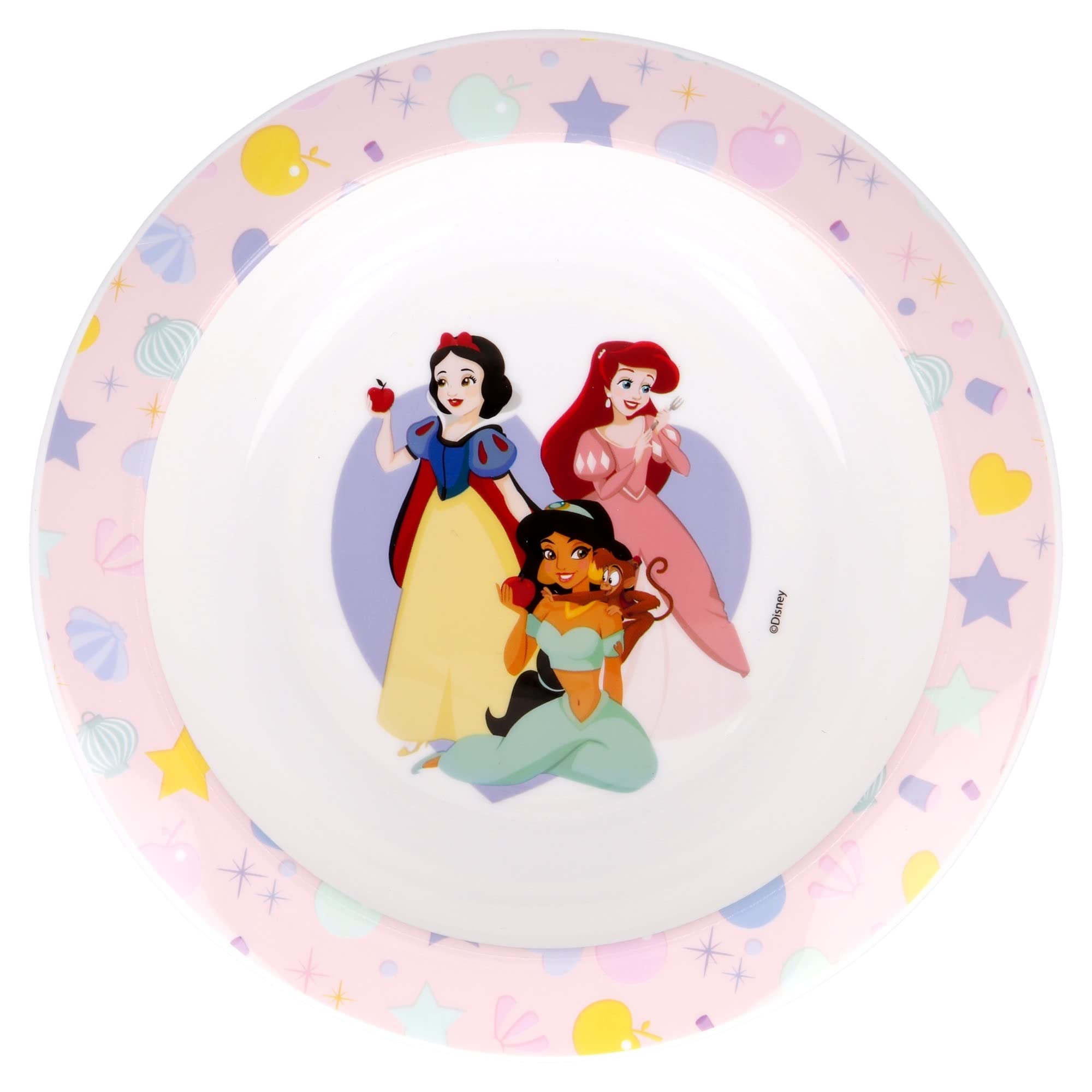 Ciotola per bambini a prova di microonda, senza BPA | DISNEY PRINCESS TRUE