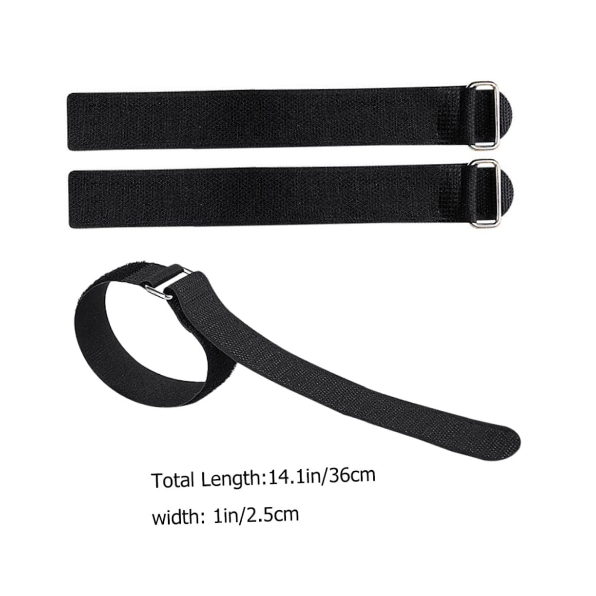 TOGEVAL Shoe Straps for Loose Shoes 4 Pack Ice Skating Crampons Straps Mountaineering Ice Grippers Outdoor Slip Accessory