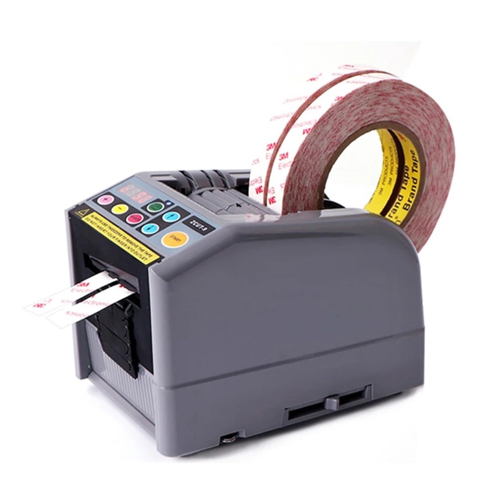 Ancho Automático 6-60 Mm De La Cortadora Del Dispensador Cinta | Cortador de embalaje que raja la cinta de Intellint del microordenador con modo manual y automático