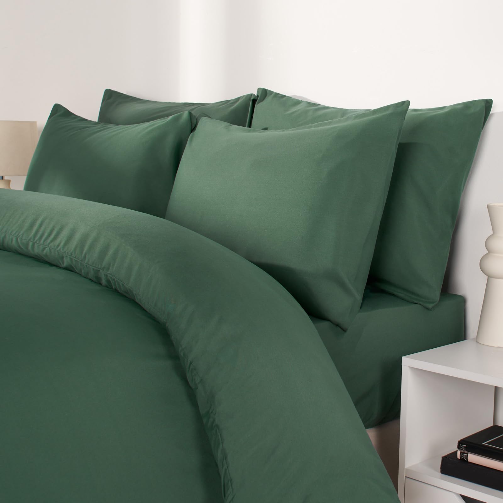 OHS Microfibre Pillowcases - Standard Size - Dark Green