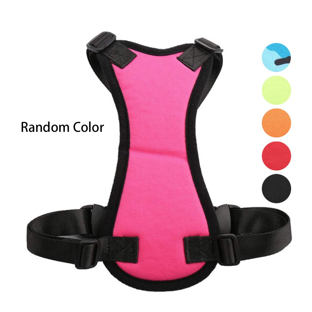 Harnais pour Chien en Laisse pour Animal de Compagnie, Gilet de Ceinture de sécurité de Voiture pour Chien Chiot Harnais réglable Sécurité du véhicule Fournitures pour Animaux de Compagnie Couleur
