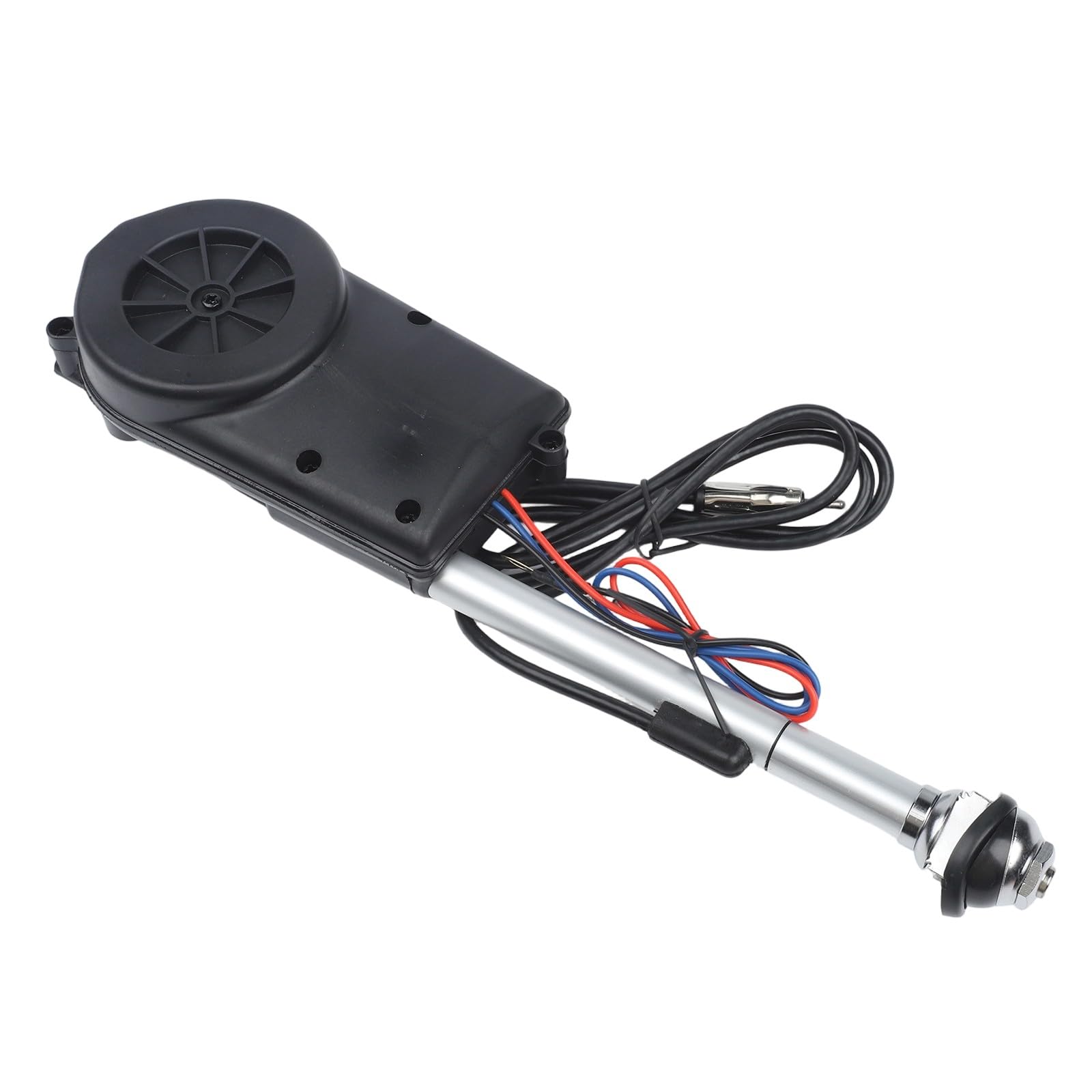 Kit de repuesto de antena de alimentación automática para Mercedes para Benz W140 W126 W124 W201, 75 cm, mástil de 5 secciones, antena eléctrica AM/FM con cable de 120 cm, compatible con modelos S