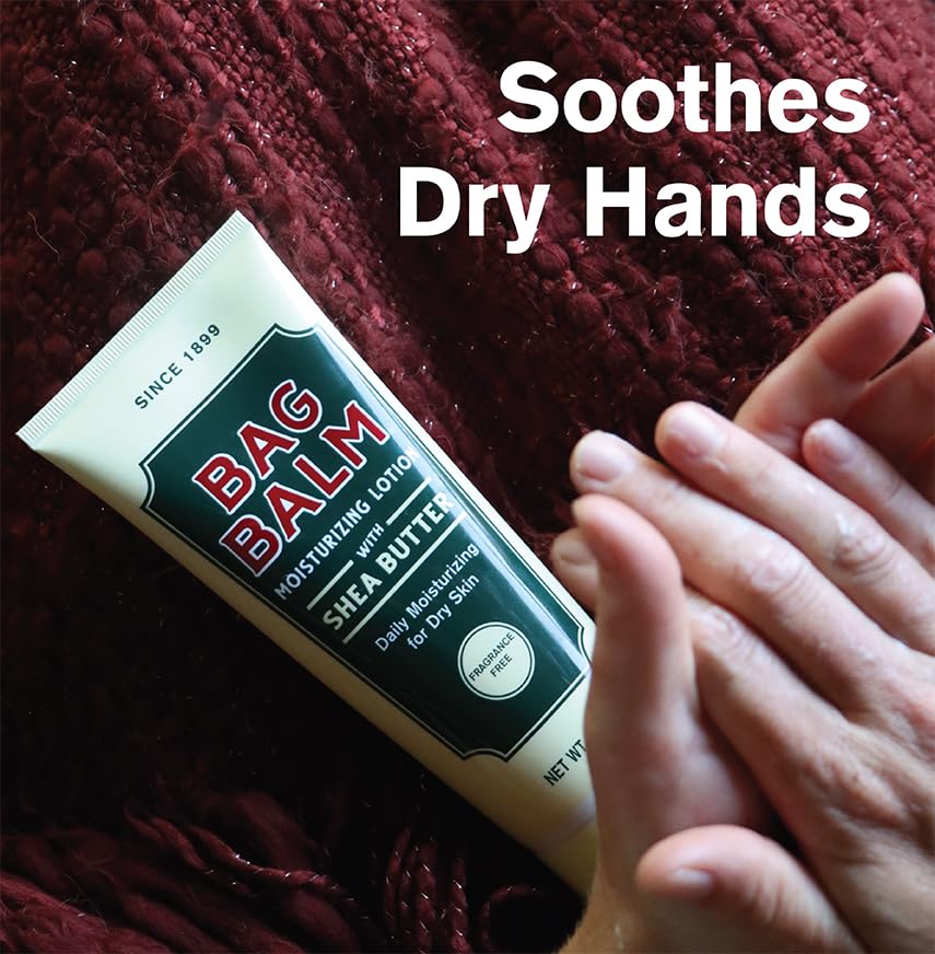 Miniatura 5 de Bag Balm Loción corporal hidratante con manteca de karité, hidratante diaria para piel seca  Paquete de 2 tubos de 8 onzas