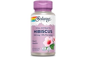 Vitacost Hibiscus Extract 200 mg | Non-GMO, Vegan, Cardiovascular Function
