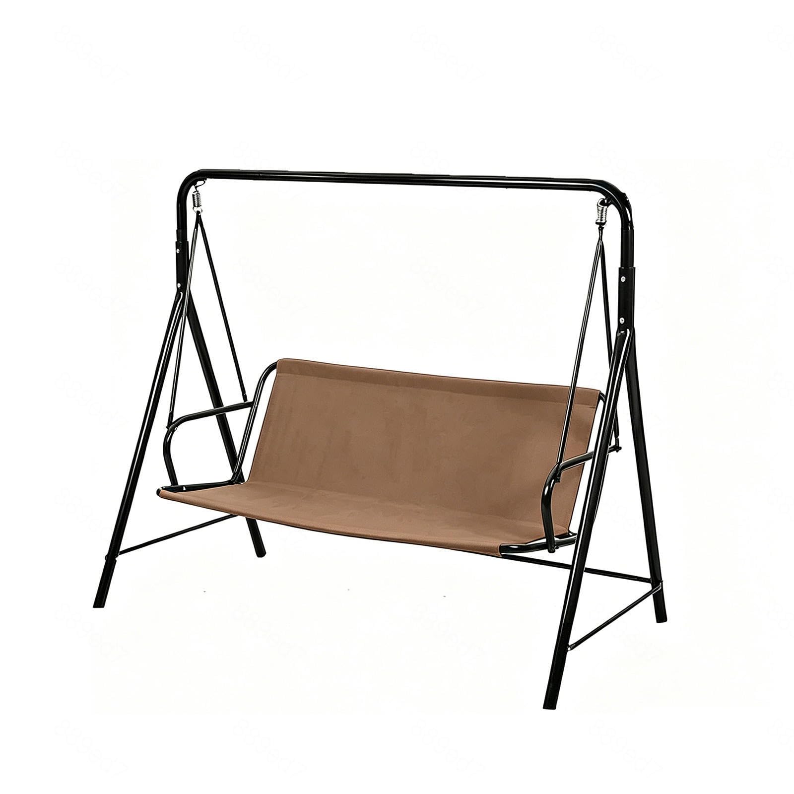 Funda para Asiento de Columpio de Jardín Tela Oxford Gruesa 600D Recambio Balancin Jardin Impermeable, Resistente a los Rayos UV para Patio Jardín ,Coffee-127×48×52cm