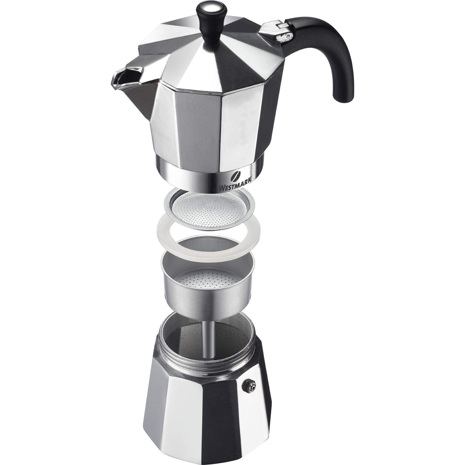 Westmark Braslia 24642260 - Cafetera italiana (aluminio, 9 tazas)
