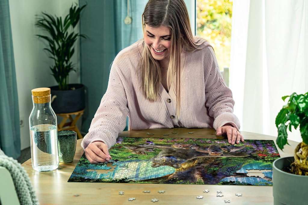 Ravensburger Italy Mamma Lupa Puzzle, 1000 Pezzi, Colore Multicolore, 15987 1