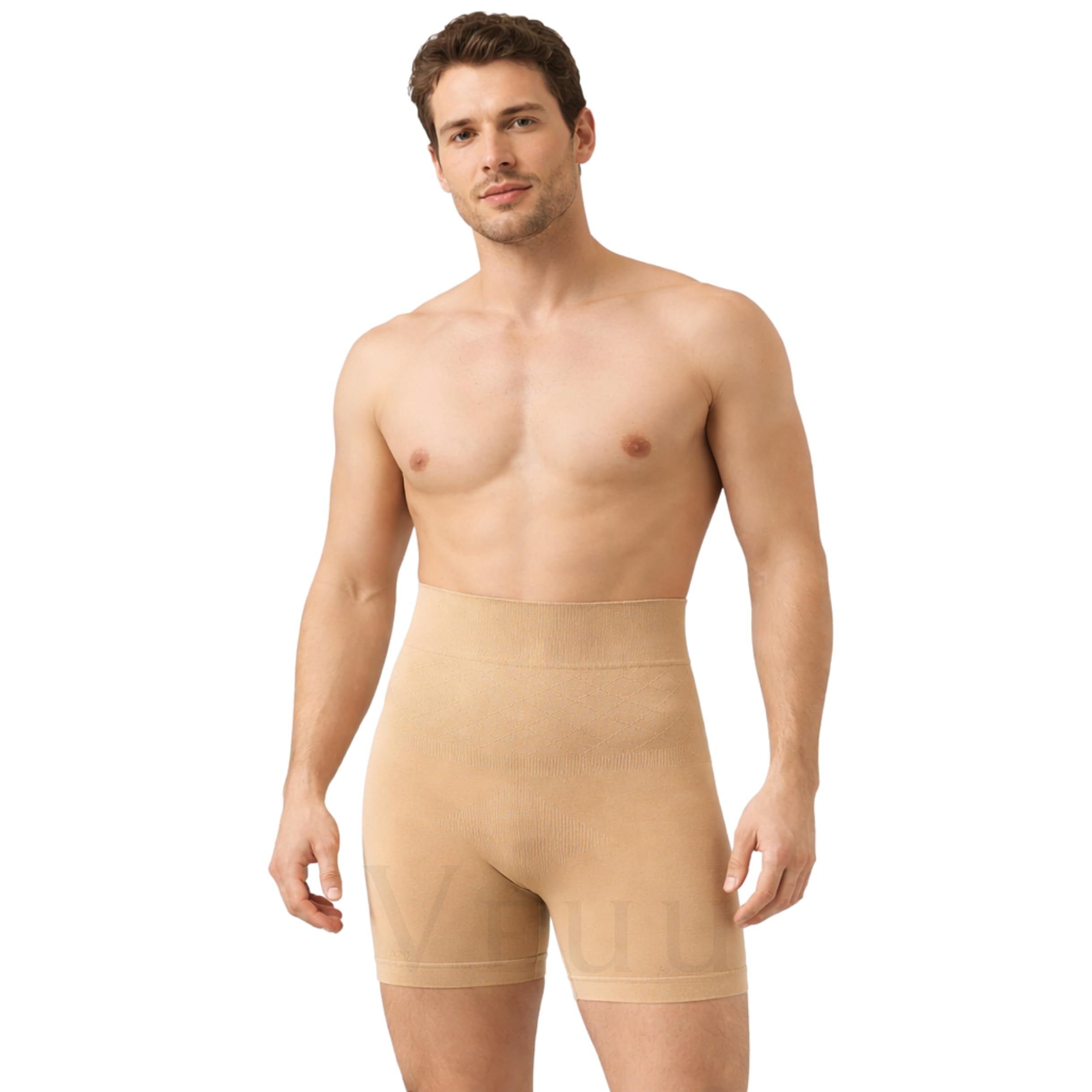 veuu Tummy Tucker Men Shapewear Body Shaper for Mens Body Slimming Compression Underwear Seamless Waist Trainer Body Shaper for Men Tummy Control Shapewear for Gym Office-picture-58