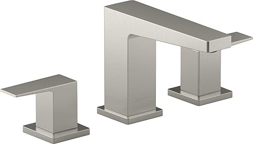 Miniatura 10 de Kohler K-24857-4-CP Honesty - Grifo para lavabo de baño, cromado pulido