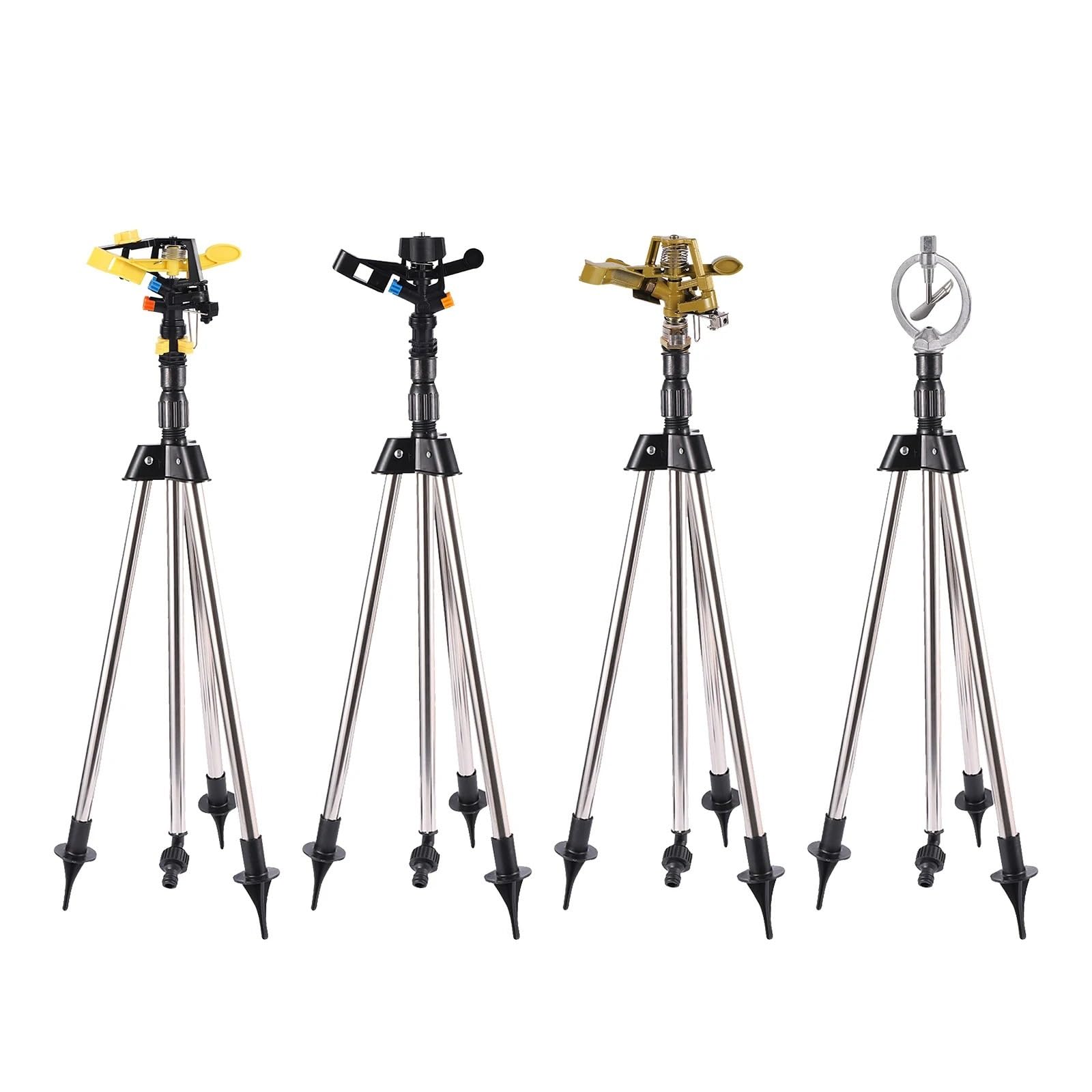 Arroseur à 360° rotatif automatique jaune pour système d'arrosage