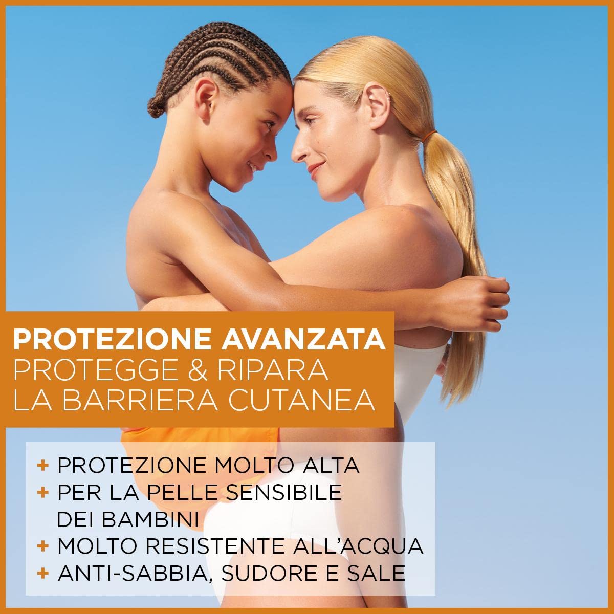 Garnier Ambre Solaire Advanced Sensitive Adulti Ceramide Protect Aerosol SPF50+, 150 ml