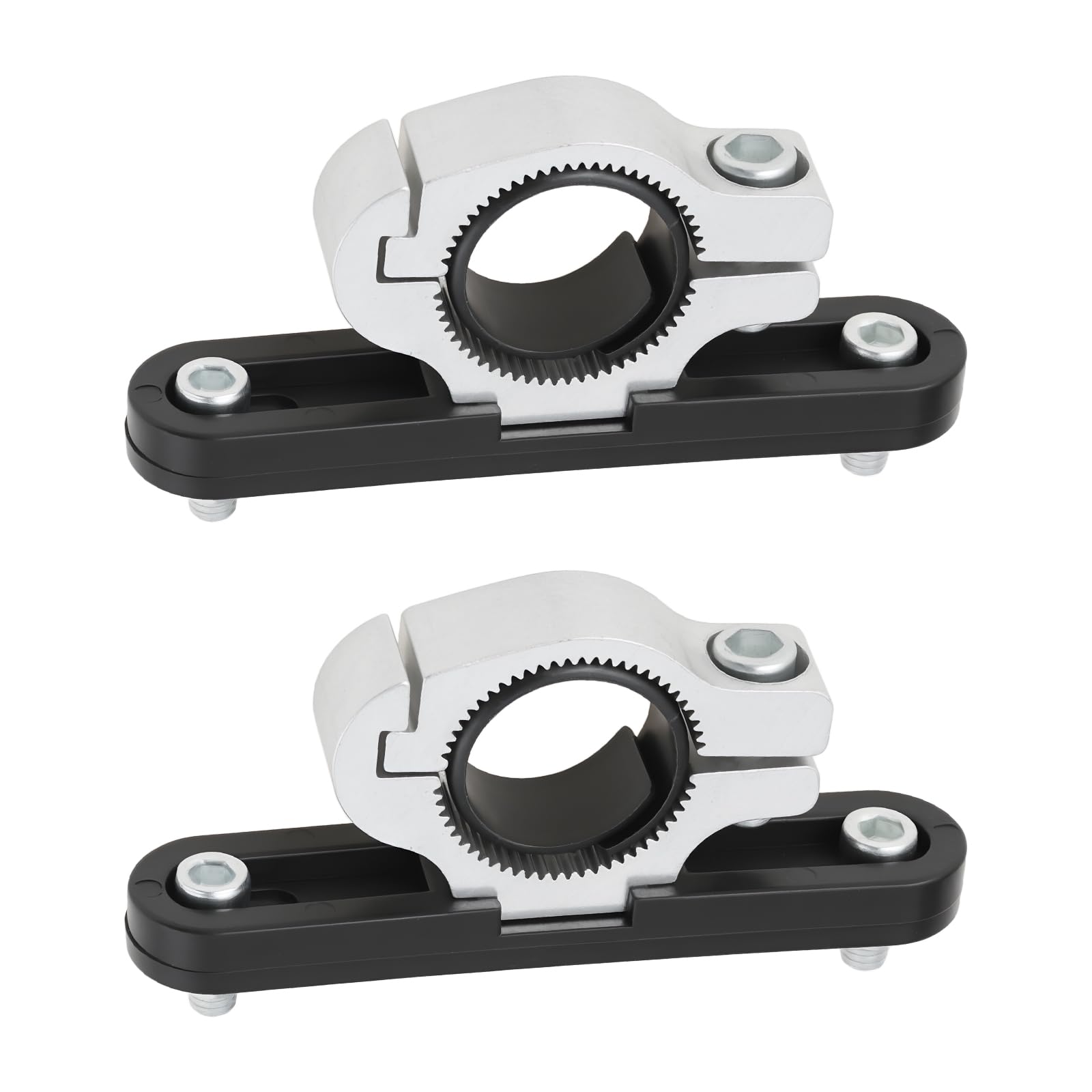 MechPort 2 Pack Bike Water Bottle Cage Adapter 360° Mount 20-24mm Compatible with Road Bike MTB Stroller