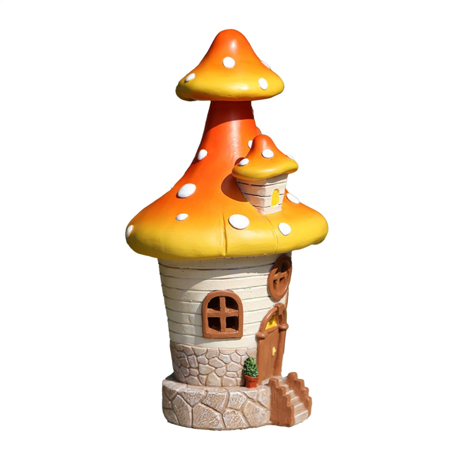 Maison champignon solaire pour jardin féérique et ambiance de terrasse