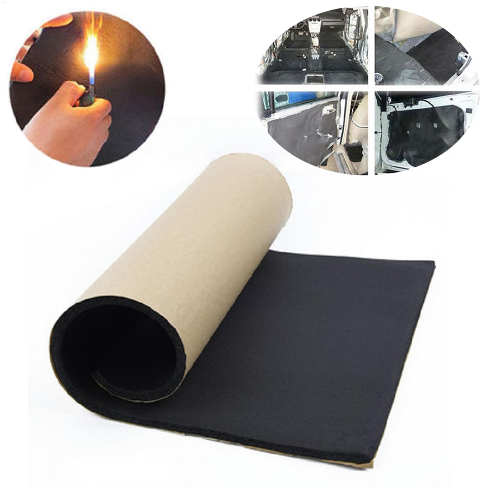 Schallschutz Matte Auto Schalldämpfer Auto Hitzeschild Isolierung Dämpfung Material Matte Schalldämmung Selbstklebend Auto