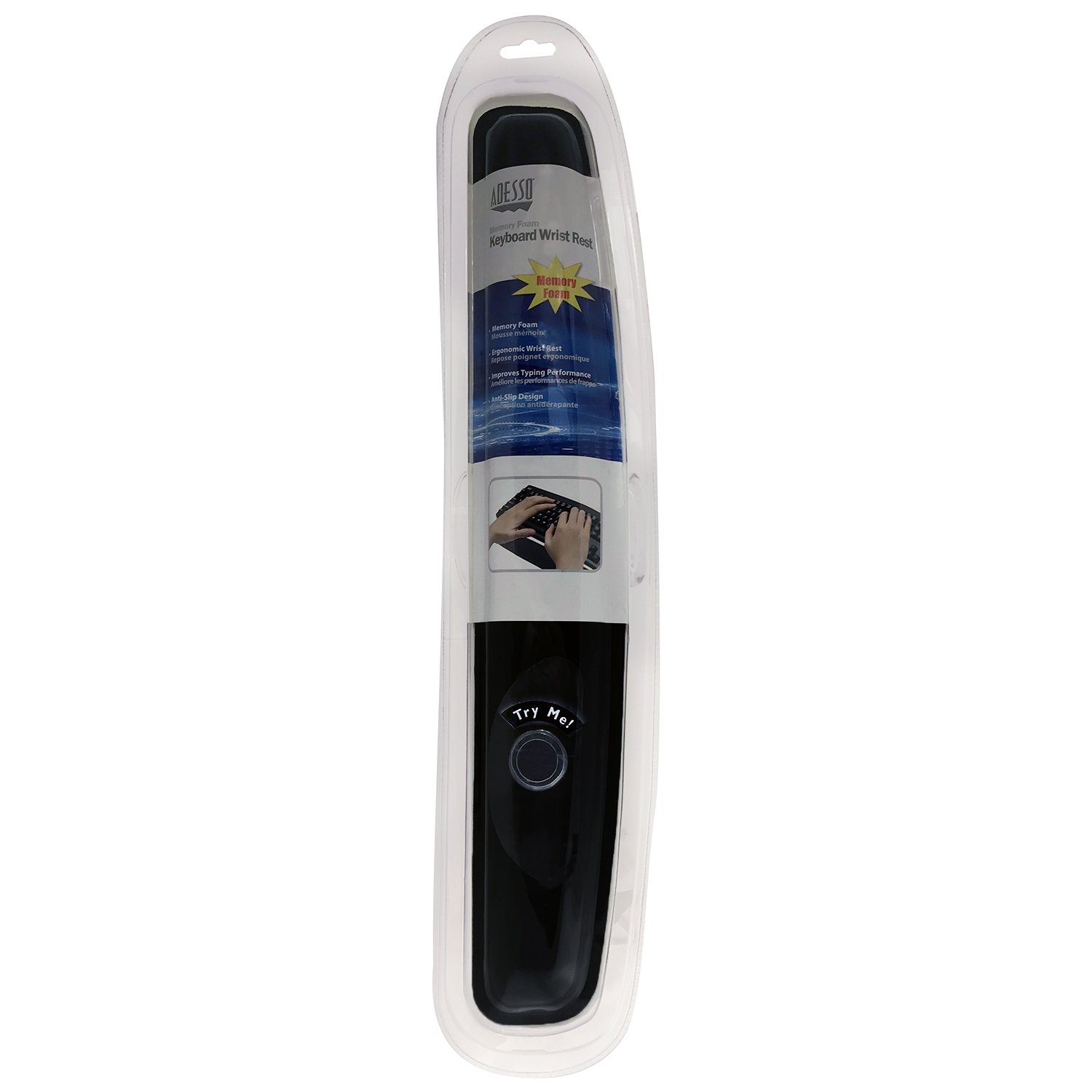Adesso - Poggiapolsi per Tastiera in Memory Foam