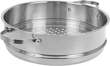GRÄWE 11" Stainless Steel Steamer Basket for Pro-Line Steamer, Heavy Duty Steamer Insert for Healthy Cooking Vegetables, Fish and Meat, Quality 18/10 Stainless Steel