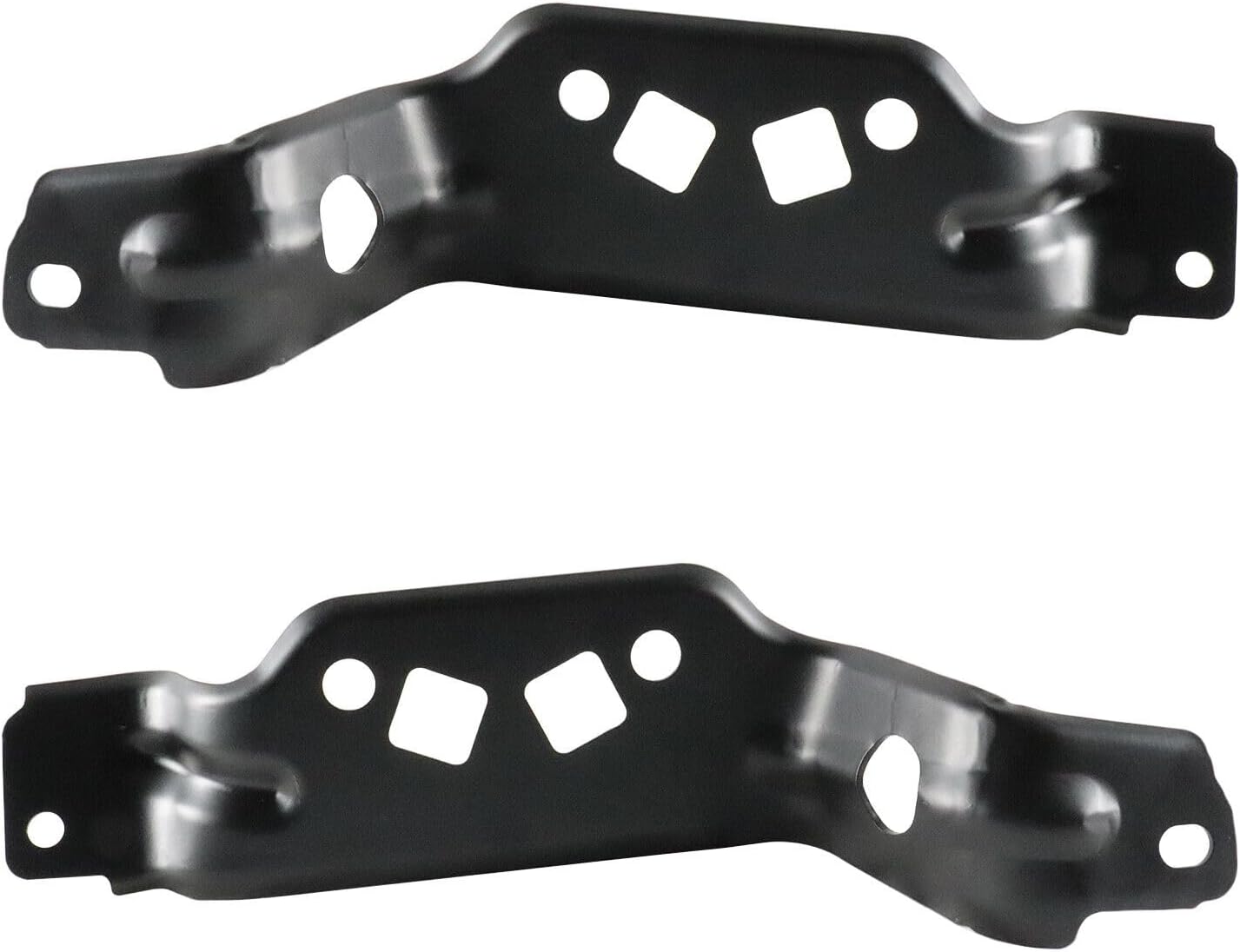 Bumper Brackets Set Front Driver & Passenger Side Compatible with 2011-2016 Ford F-250, F-350, F-450, F-550 Replacement BC3Z17754B, BC3Z17755B