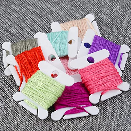 Lahviuu Embroidery Floss, 50 Skeins (50 Colors), 8m Each, Polyester Cotton, Cross Stitch, Friendship Bracelets, Craft Floss - Image 4