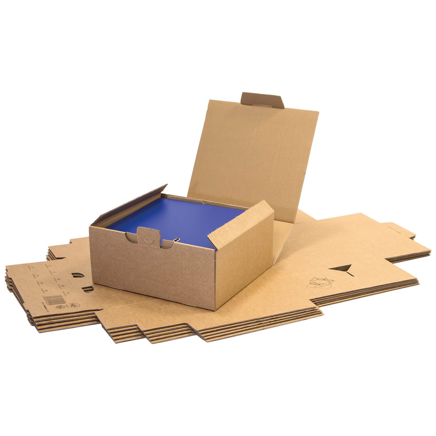 PRS Versandbox für 2 Ordner, Natur, 20 Stück | Versandkarton, Ordnerversandkarton, Postbox,
